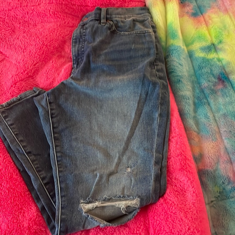Women’s Express Skinny High Rise Distressed Jeans